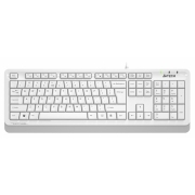 Клавиатура A4TECH Fstyler FKS10, белый/серый