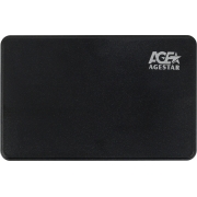 Внешний корпус для HDD AgeStar 3UB2P2(BLACK) SATA III пластик черный 2.5"