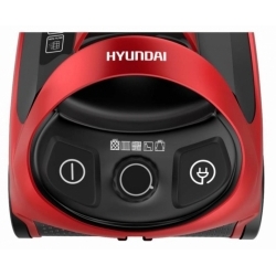 Пылесос Hyundai H-VCC01, черно-красный