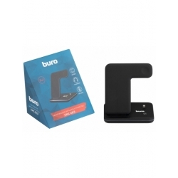 Беспроводное зар./устр. Buro CWC-QC3 3A PD+QC для Apple кабель USB Type C черный (CWC-QC3A18BK)