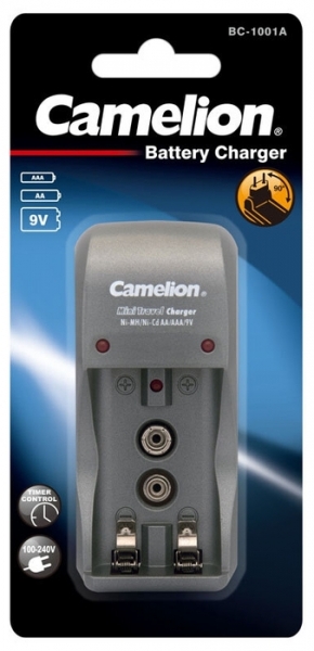Зарядное устройство Camelion BC 1001A titanium, серый (8181)