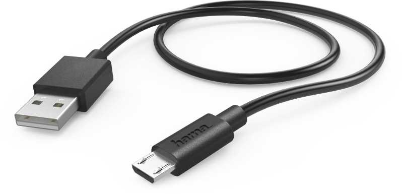 Кабель Hama 00178269 microUSB (m) USB 2.0 (m) 0.75м черный