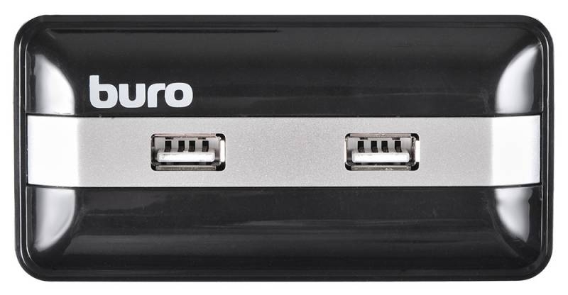 Разветвитель USB 2.0 Buro BU-HUB7-U2.0 черный