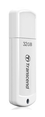 Флешка Transcend 32Gb TS32GJF370 USB2.0 белый