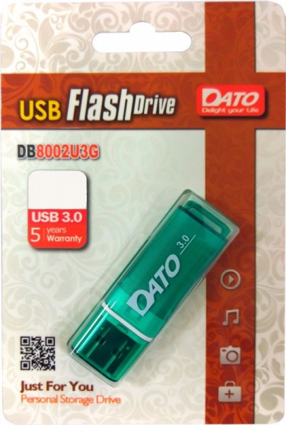 Флеш Диск Dato 32Gb DB8002U3 DB8002U3G-32G USB3.0 серый