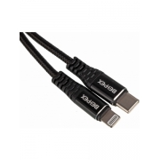 Кабель PD quick charge Lightning (m) USB Type-C (m) 2м черный