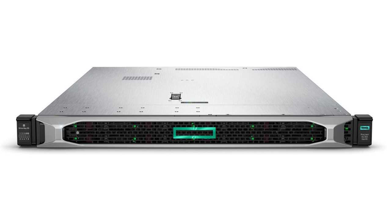 Сервер HPE DL360 Gen10, 1(up2)x 4210R Xeon-S 10C 2.4GHz, 1x16GB-R DDR4, P408i-a/2GB (RAID 1+0/5/5+0/6/6+0/1+0 ADM) noHDD (8/10+1 SFF 2.5