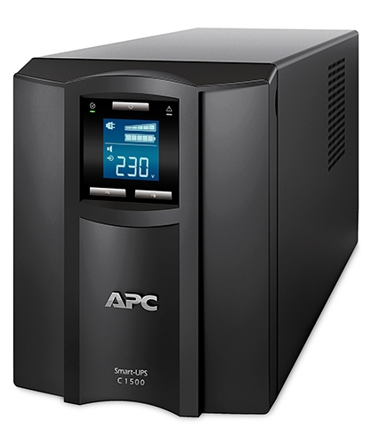 ИБП APC SMART 1500VA LCD SMC1500I, черный 