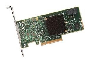 Рейдконтроллер SAS PCIE 4P HBA 9300-4I LSI00346 SGL LSI