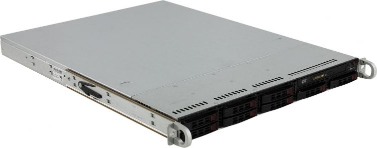 Корпус для сервера SUPERMICRO 1U 700/750W CSE-113TQ-R700CB, черный