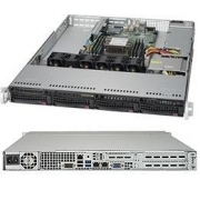Серверная платформа SUPERMICRO 1U SATA SYS-5019P-WT, черный 