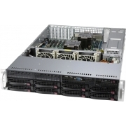 Корпус для сервера SUPERMICRO 2U 2x1200w CSE-825BTQC-R1K23LPB