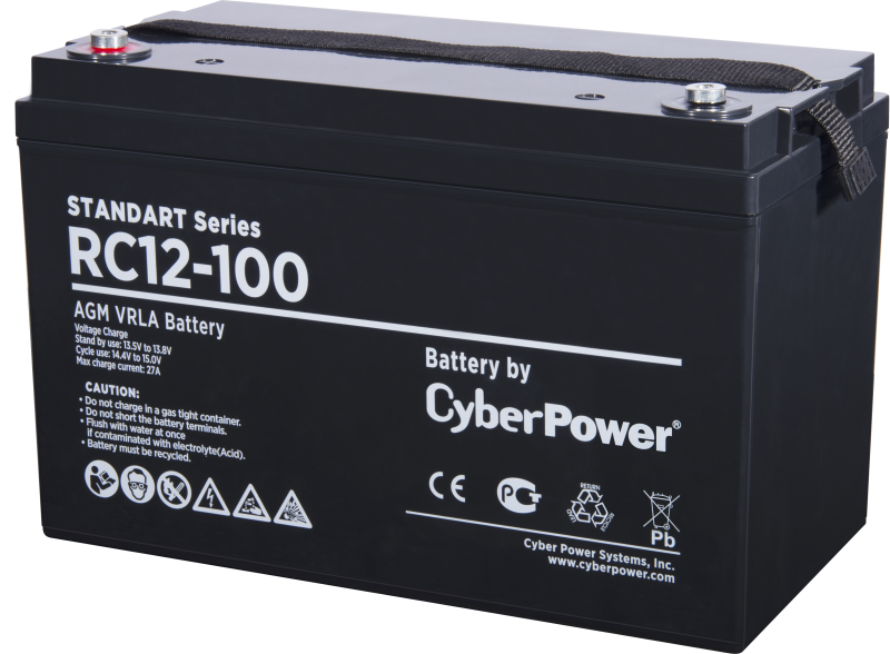 Battery CyberPower Standart series RC 12-100 / 12V 100 Ah