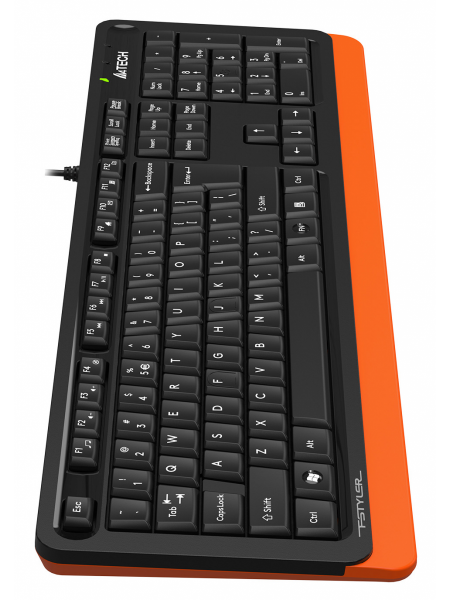 Клавиатура A4Tech Fstyler FKS10, черно-оранжевый 
