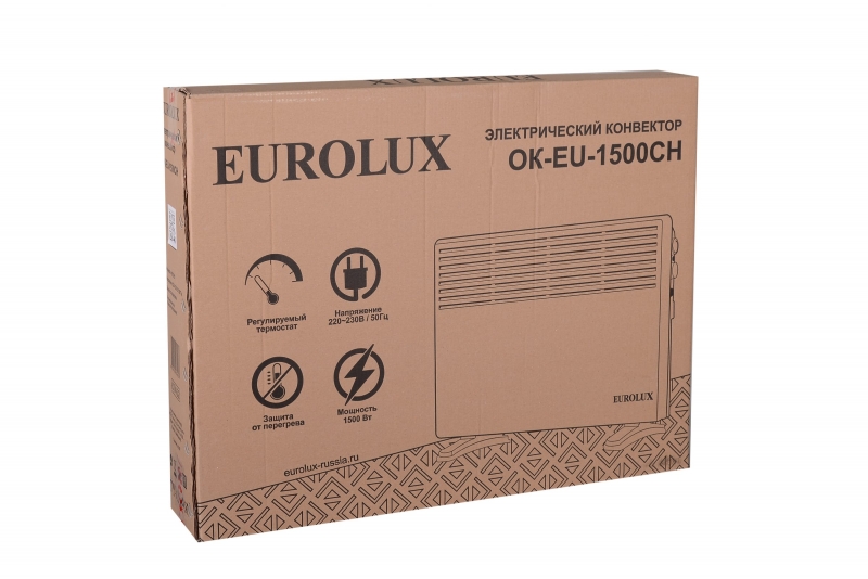 Конвектор Eurolux ОК-EU-1500CH [67/4/32]/белый