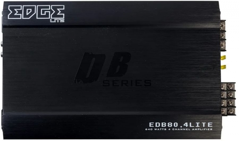 Усилитель автомобильный Edge EDB80.4LITE-E0, черный