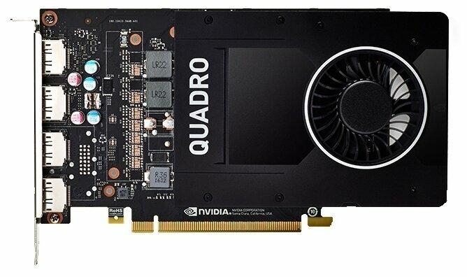 Видеокарта PCIE16 QUADRO P2000 5GB GDDR5 160B VCQP2000-PB PNY