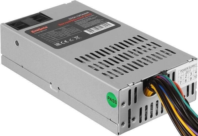 Exegate EX264940RUS Серверный БП 400W (ServerPRO-1U-F400AS) APFC, унив. для Flex1U, 24pin, 4pin,3xSATA, 2xIDE