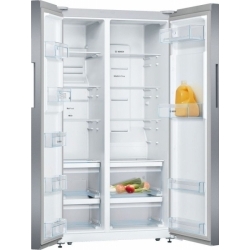 Холодильник Bosch KAN92NS25R, серебристый