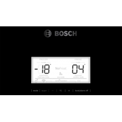 Холодильник Bosch KGN49LB20R черное стекло (двухкамерный)