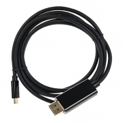 Кабель VCOM USB3.1 TO DP 1.8M CU422C-1.8M, черный