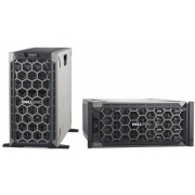 Сервер Dell PowerEdge T340 1xE-2224 1x16Gb 1RUD x8 1x1.2Tb 10K 2.5"/3.5" SAS H330 FH iD9En 1G 2P 1x495W 3Y NBD (PET340RU1-01)