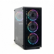 Корпус Powercase Attica G4 ARGB, E-ATX, без БП, черный (CAGB-A4)