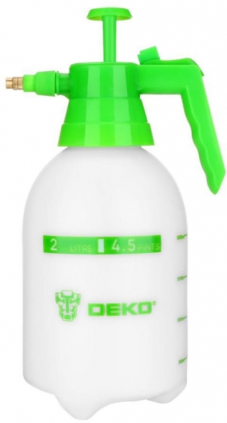 Опрыскиватель Deko DKSP04 2л (065-0936), белый/зеленый 