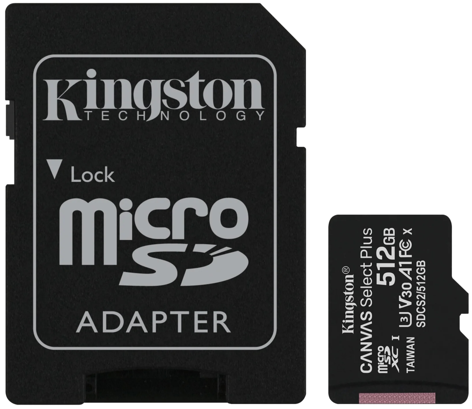 Флешка Kingston 512GB 10 UHS-I U3 (SDCS2/512GB)