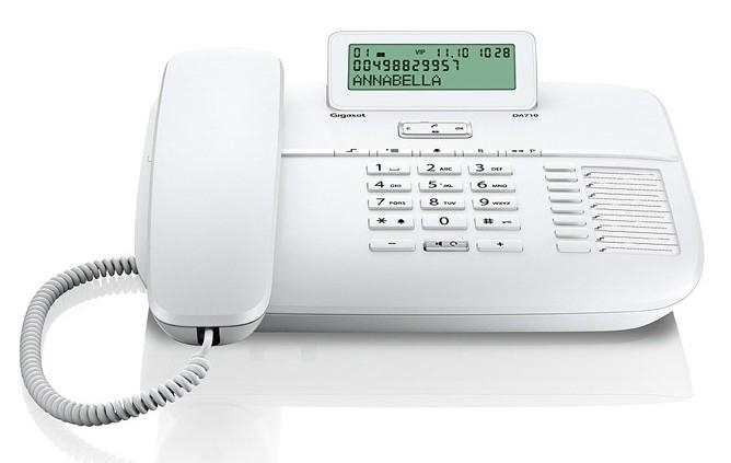 Gigaset DA710 (IM) White. Телефон проводной (белый)
