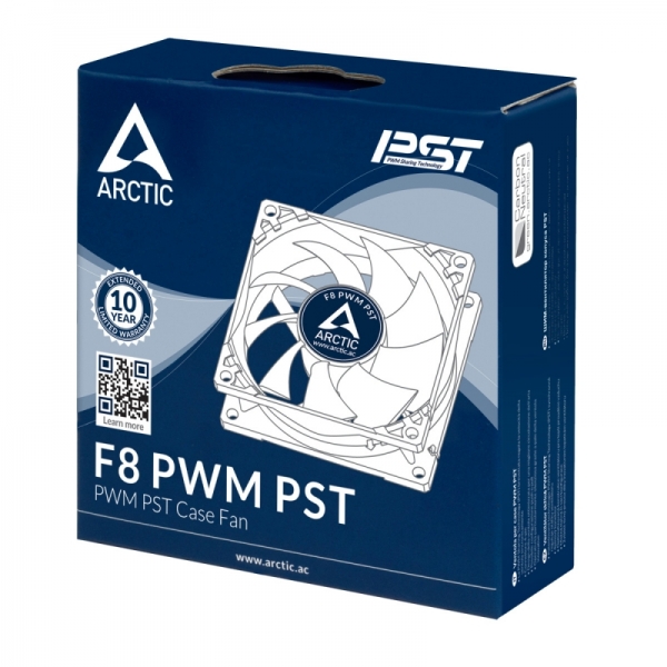 Вентиляторы для корпуса Arctic F8 PWM PST 80 mm Value pack (5pc) (ACFAN00064A)