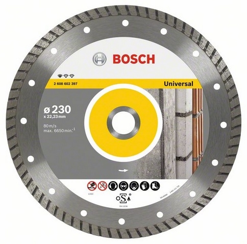 Алмазный диск универсальный Bosch Standard for Universal Turbo (2608602394) 