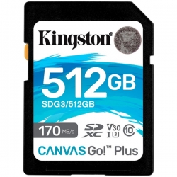 Карта памяти SDXC Kingston Canvas Go Plus 512GB