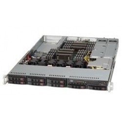 Корпус для сервера SUPERMICRO 1U 750W CSE-113AC2-R706WB2, черный 