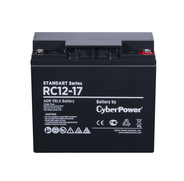 Battery CyberPower Standart series RC 12-17 / 12V 17 Ah