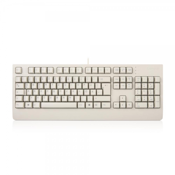 Клавиатура LENOVO USB PREFERRED PRO II RUS WHITE 4Y40V27480, белый 