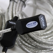 Адаптер VCOM USB2 AM-AF 20M VUS7049-20M, серый 