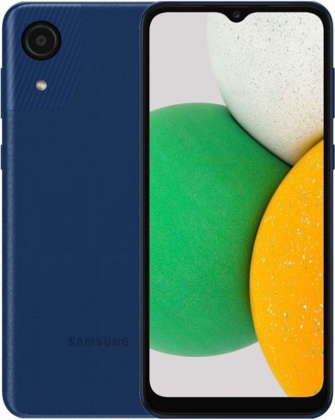 Смартфон Samsung Galaxy A03 Core 2/32Gb, синий (SM-A032FZBDSER)
