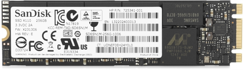 SSD накопитель M.2 HP Turbo Drive Gen2 256GB (1CA51AA)