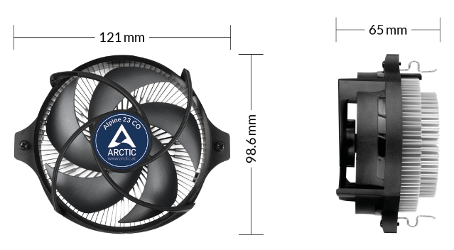 Кулер для процессора ARCTIC Alpine 23 CO (ACALP00036A)
