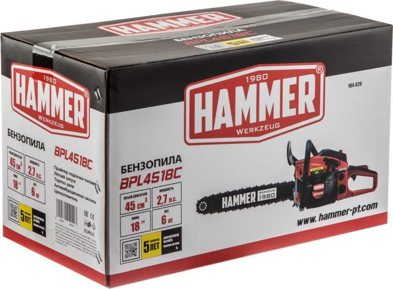 Бензопила Hammer BPL4518C
