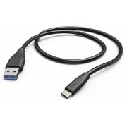 Кабель Hama H-178396 00178396 USB Type-C (m) USB 3.1 A(m) 1.5м черный