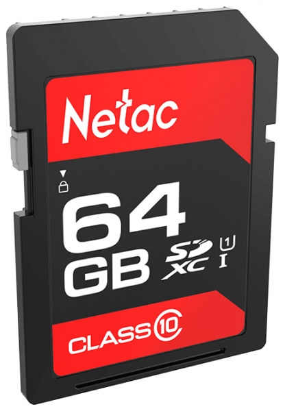 Карта памяти Netac P600 Standard SD 64GB