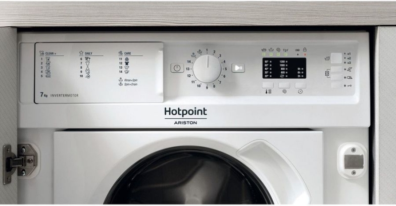 Стиральная машина Hotpoint-Ariston BI WMHL 71283 EU класс:A загрузка до 7кг отжим:1200об/мин белый