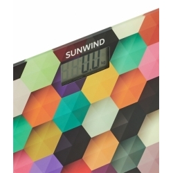 Весы напольные электронные SunWind SSB053 рисунок