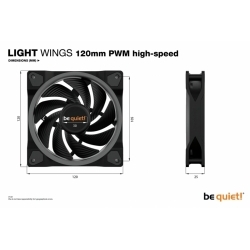 Вентиляторы для корпуса be quiet! Light Wings 120mm (3 шт.) (BL077)