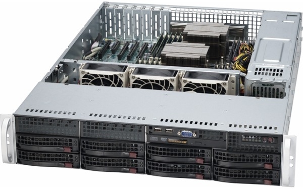 Серверная платформа Supermicro SYS-6029P-TR, черный