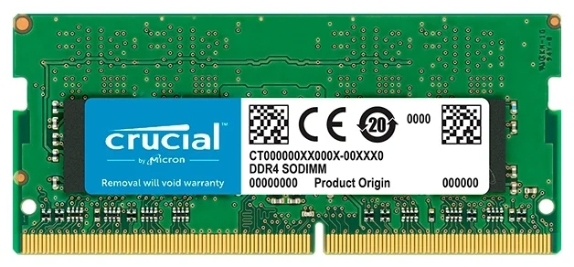 Модуль памяти для ноутбука CRUCIAL SODIMM 4GB PC21300 DDR4 SO CT4G4SFS6266 
