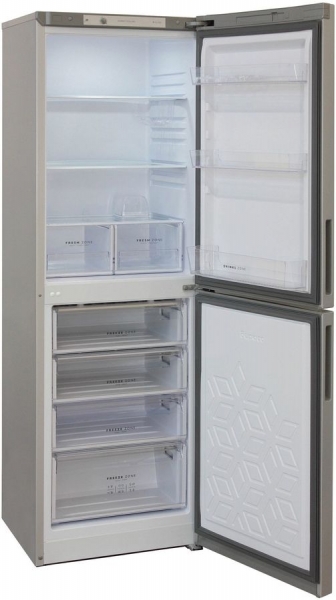 Холодильник BIRYUSA Б-M6031 серый металлик