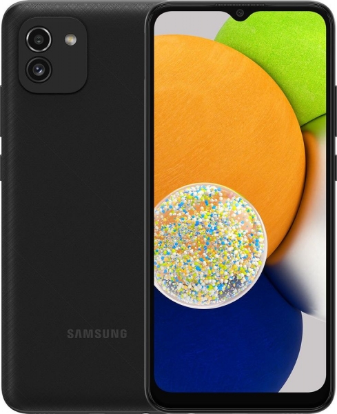 Смартфон Samsung Galaxy A03 (2021) 32Gb, Черный (SM-A035FZKDSER)